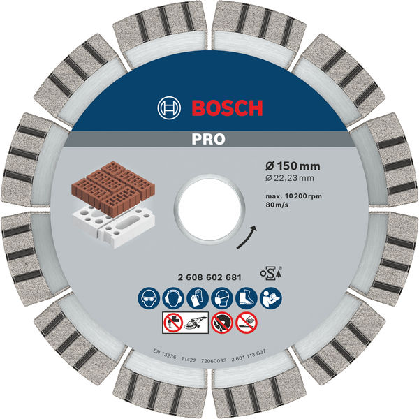 BOSCH Diamanttrennscheibe Best for Abrasive