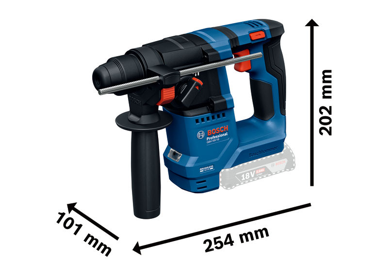 BOSCH Akku-Bohrhammer mit SDS plus GBH 18V-18 BOSCH Akku-Bohrhammer mit SDS plus GBH 18V-18