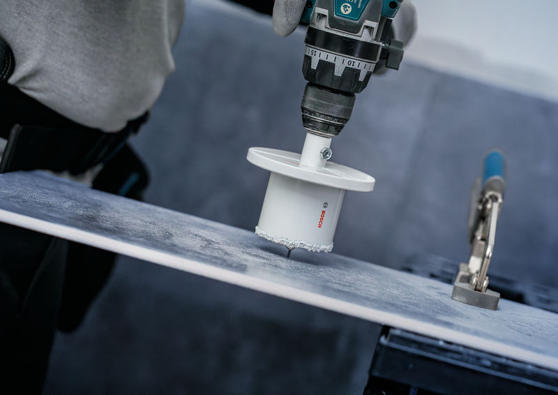 BOSCH Brick and Soft Tile Lochsäge mit Aufsteckhalter, 33 x 60 mm