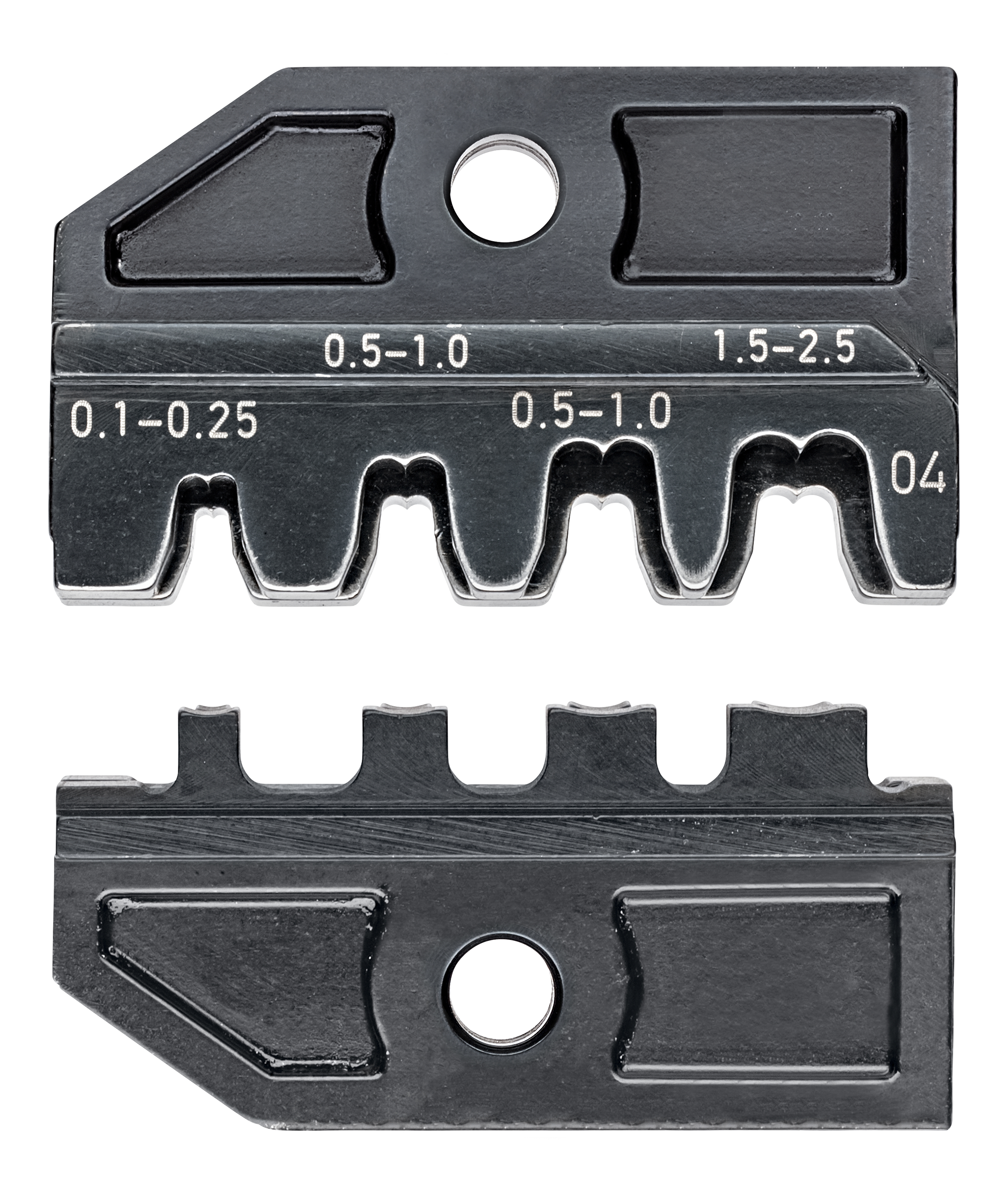 KNIPEX KNIPEX 97 49 04 Crimpeinsatz für unisolierte, offene Steckverbinder (2,8 + 4,8 mm Breite) KNIPEX KNIPEX 97 49 04 Crimpeinsatz für unisolierte, offene Steckverbinder (2,8 + 4,8 mm Breite)