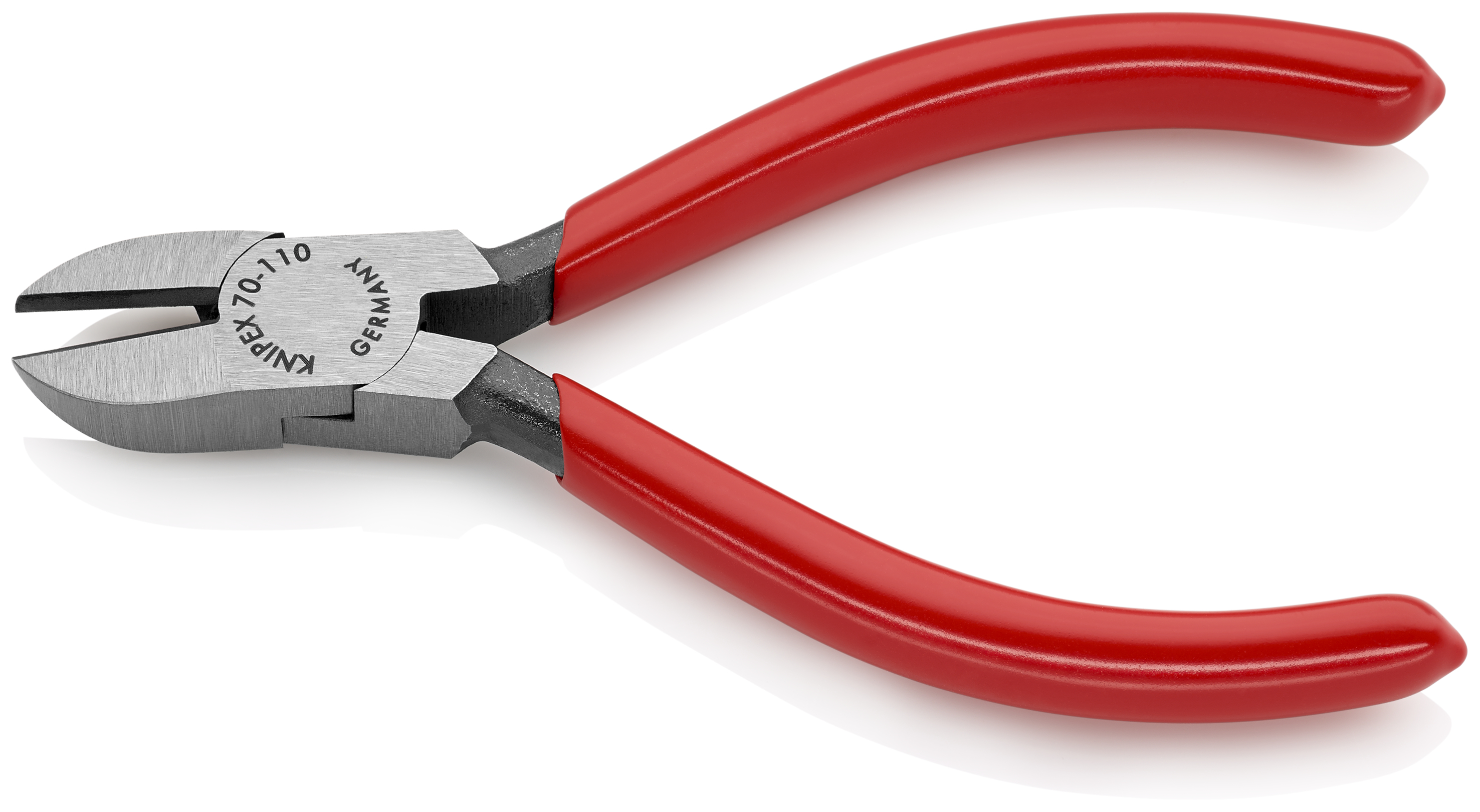 KNIPEX KNIPEX 70 01 110 Seitenschneider 110 mm schwarz atramentiert mit Kunststoff überzogen poliert KNIPEX KNIPEX 70 01 110 Seitenschneider 110 mm schwarz atramentiert mit Kunststoff überzogen poliert