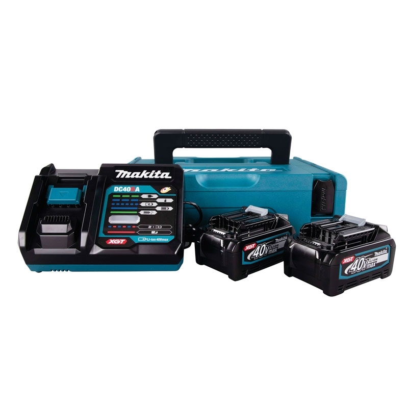 MAKITA Power Source-Kit 40V max. 2x 4,0Ah Akkus + Schnellladegerät im Makpac MAKITA Power Source-Kit 40V max. 2x 4,0Ah Akkus + Schnellladegerät im Makpac