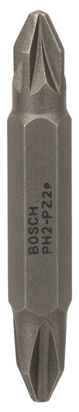 BOSCH Doppelklingenbit, PH2, PZ2, 45 mm BOSCH Doppelklingenbit, PH2, PZ2, 45 mm