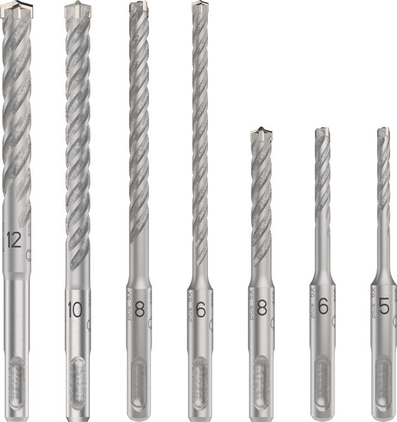 BOSCH PRO SDS plus-5X Hammerbohrer-Set, 5/6/8/6/8/10/12 mm, 7-tlg BOSCH PRO SDS plus-5X Hammerbohrer-Set, 5/6/8/6/8/10/12 mm, 7-tlg