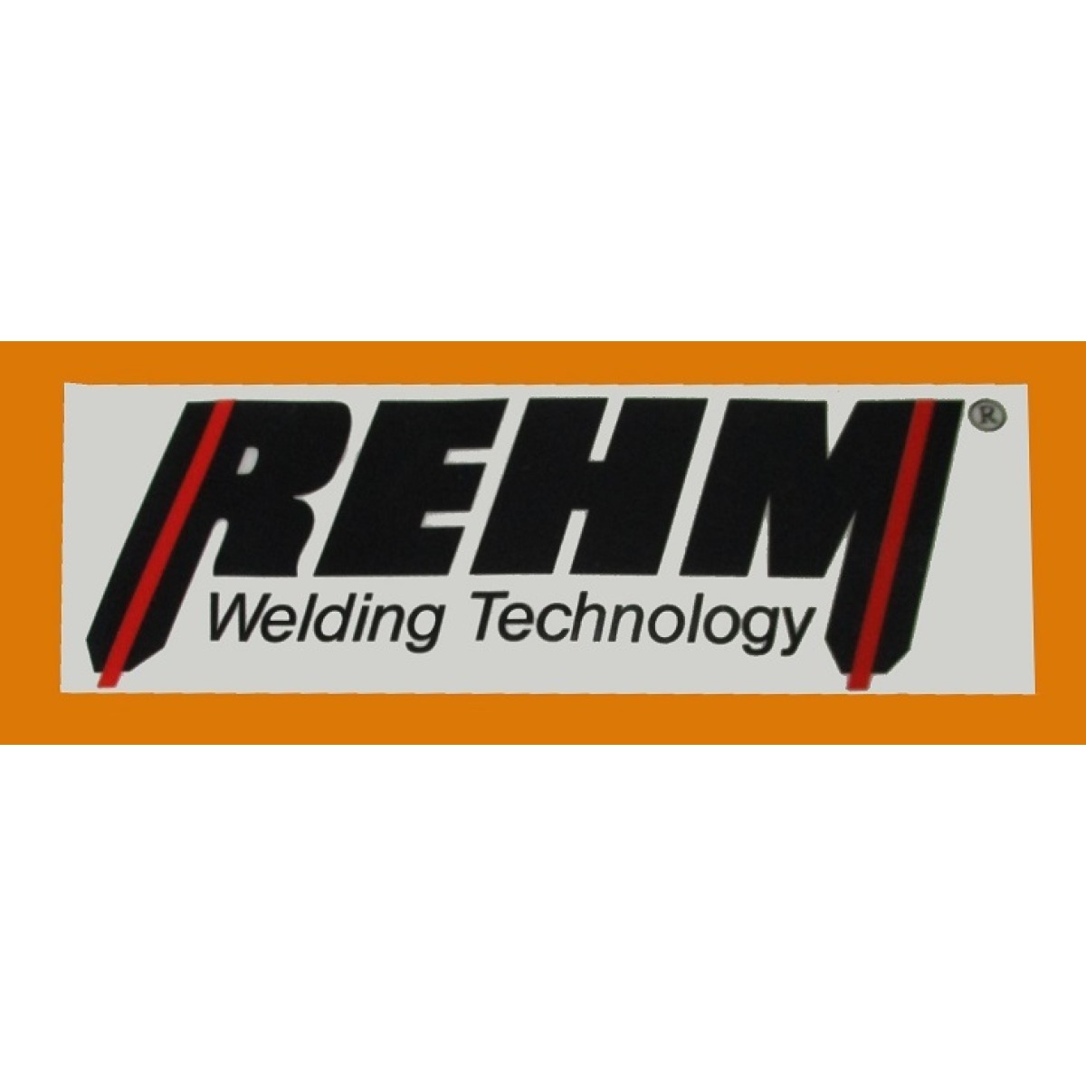 STÜRMER Aufkleber REHM 105x38mm Rehm 7300032 / Rehm label 2colurs