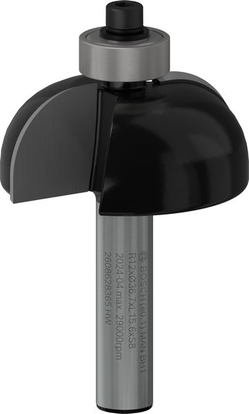 BOSCH PRO Hohlkehlfräser, R 12, Schaft 8 mm BOSCH PRO Hohlkehlfräser, R 12, Schaft 8 mm