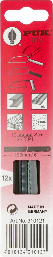 PUK Universalsägeblatt 150mm Nr. 310 PUK Universalsägeblatt 150mm Nr. 310