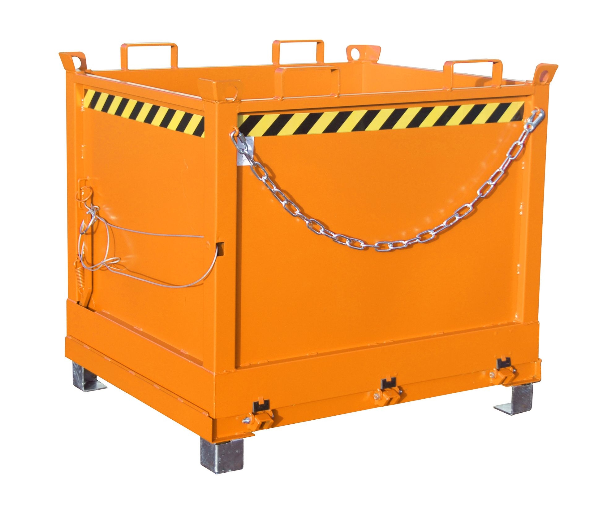 BAUER Klappbodenbehälter FB 1000, lackiert, RAL 2000 Gelborange BAUER Klappbodenbehälter FB 1000, lackiert, RAL 2000 Gelborange