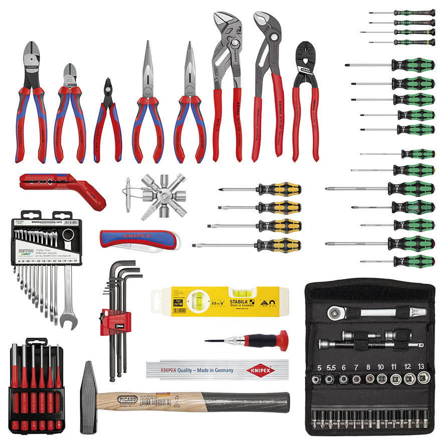 KNIPEX KNIPEX 00 21 37 M Werkzeugkoffer "Robust45 Move" Mechanik 90-teilig 428 mm KNIPEX KNIPEX 00 21 37 M Werkzeugkoffer "Robust45 Move" Mechanik 90-teilig 428 mm