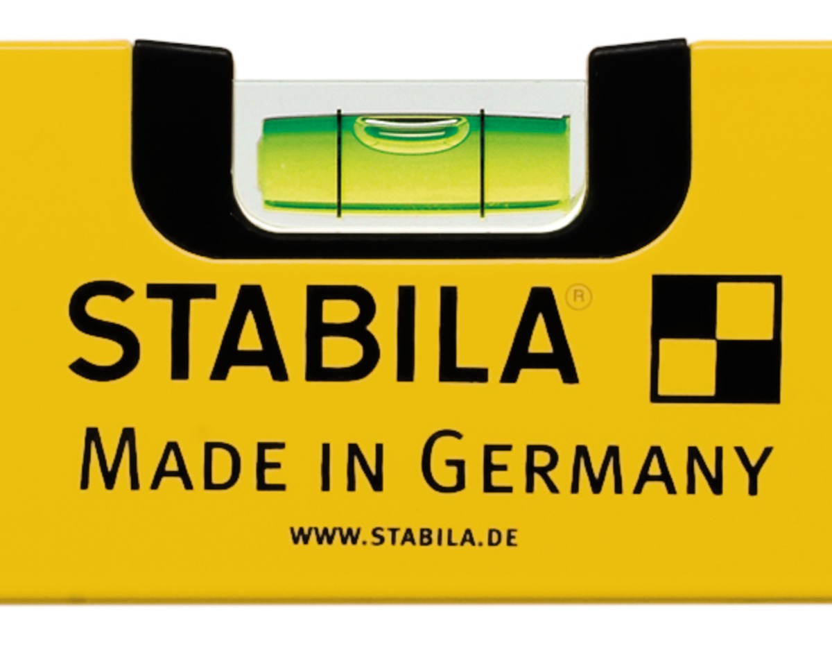STABILA CLASSIC SET 70, 3-teiliges Wasserwaagen-Set: 100 cm, 60 cm, 40 cm, leichtes Alu-Profil, Made in Germany
