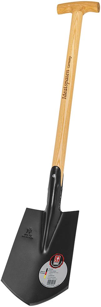 IDEAL Kompakt-Spaten schwarz mit ET-Stiel 600mm IDEAL Kompakt-Spaten schwarz mit ET-Stiel 600mm