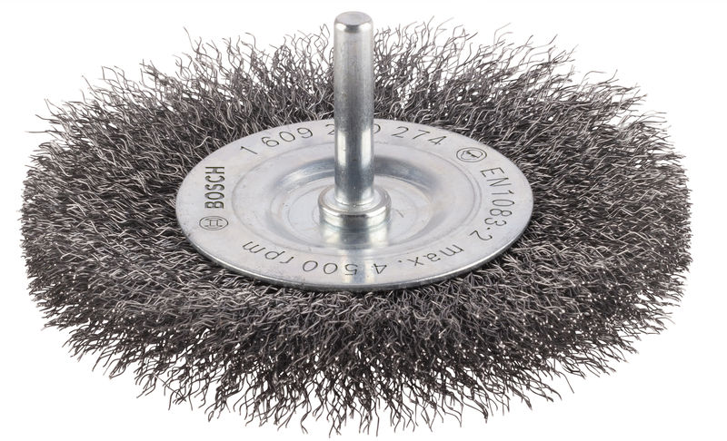 BOSCH PRO Metal clean Scheibenbürste, zylindrischer Schaft, 100 x 0,2 mm