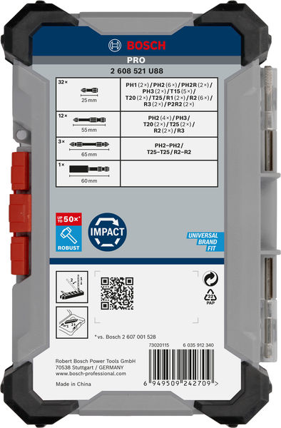 BOSCH PRO Impact Schrauberbit Set, 48-tlg.