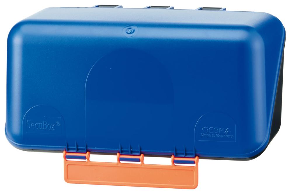 GEBRA Aufb.Box SECU Mini ohne Gebotszeichen, blau