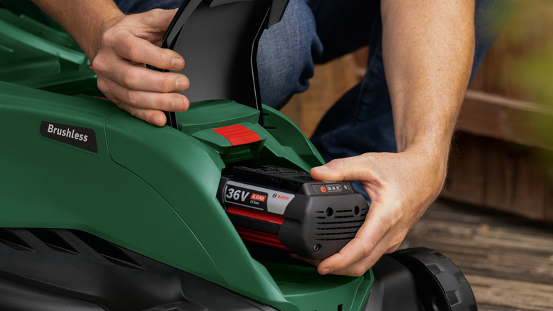 BOSCH Akku-Rasenmäher AdvancedRotak 36V-40-650, 2 x Akku 36V 2,0Ah