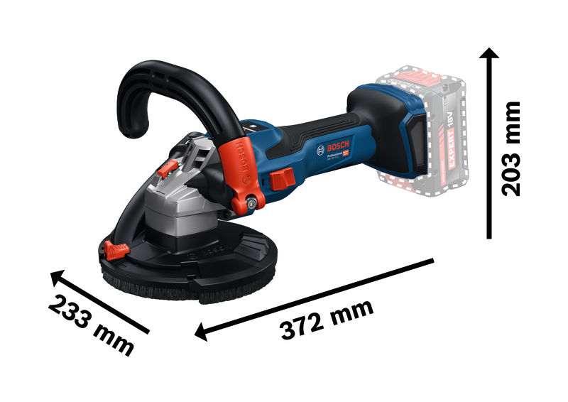 BOSCH Betonschleifer GBR 18V-15 S in L-BOXX BOSCH Betonschleifer GBR 18V-15 S in L-BOXX