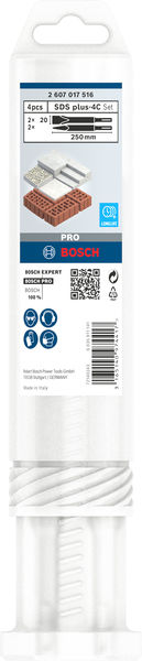 BOSCH SDS plus Meißelset, 4-tlg.