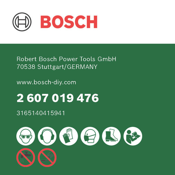 BOSCH Diamanttrennscheibe für Baumaterial, Durchmesser: 180 mm