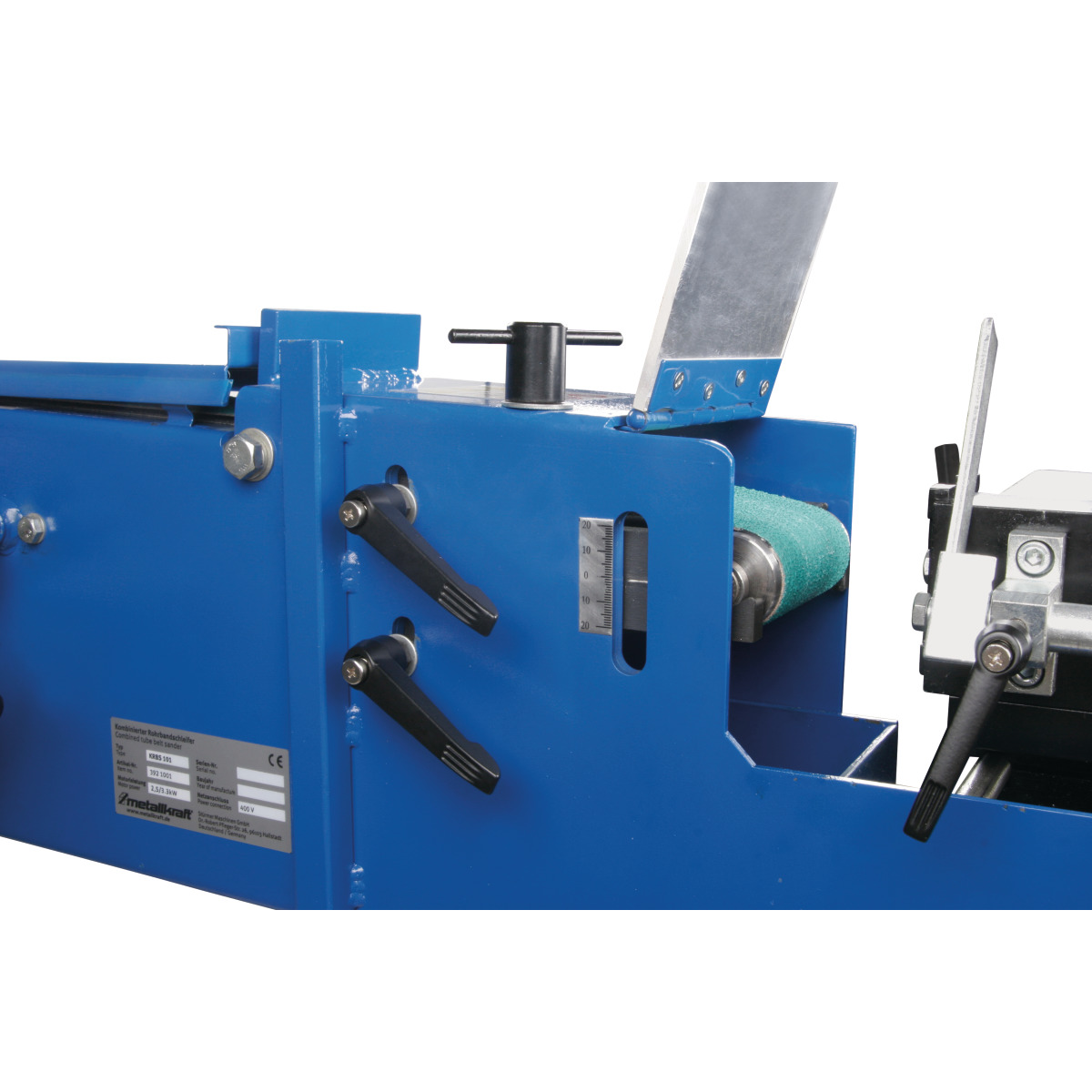 METALLKRAFT Kombinierte Rohr-, Profil- und Bandschleifmaschine KRBS 101
