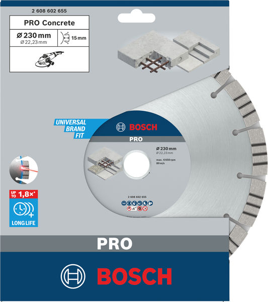 BOSCH Diamanttrennscheibe Best for Concrete