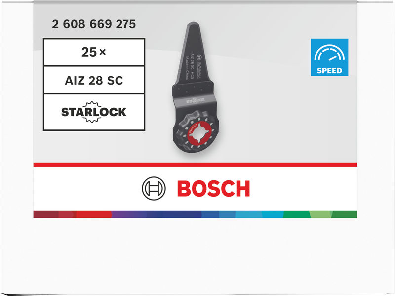BOSCH AIZ 28 SC Kunststoff Schneider, Starlock, 28 x 40 mm, TU25