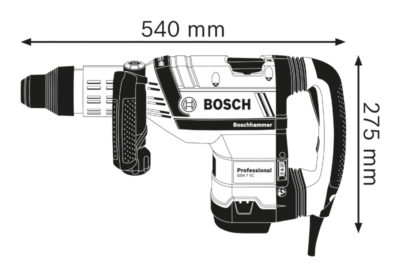 BOSCH Schlaghammer GSH 7 VC
