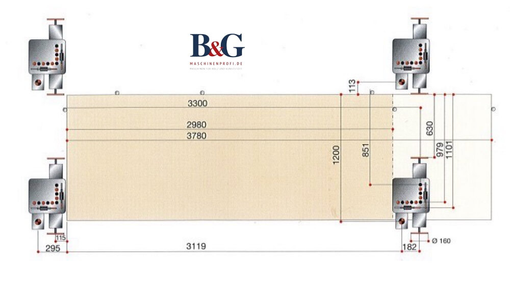 SCM CNC Bearbeitungszentrum Tech99L SCM CNC Bearbeitungszentrum Tech99L