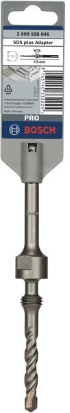 BOSCH PRO SDS plus Adapter, einteilig, 175 mm, M16 BOSCH PRO SDS plus Adapter, einteilig, 175 mm, M16