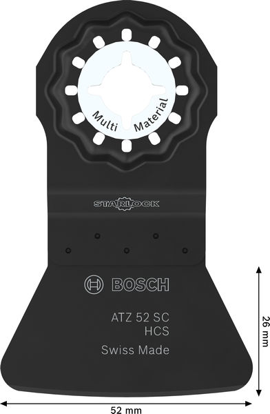 BOSCH ATZ 52 SC Multi Material Tauchsägeblatt, Starlock, 52 x 26 mm