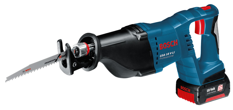 BOSCH Akku-Säbelsäge GSA 18V-LI in L-BOXX
