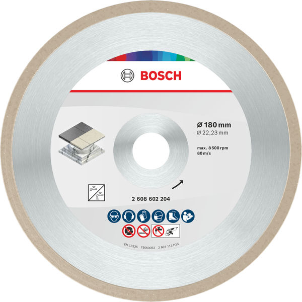 BOSCH Ceramic Trennscheibe, 180 x 7 mm, Bohrung 22,23 mm
