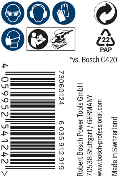 BOSCH EXPERT M480 Schleifnetzrolle, 115x5000mm, K100 BOSCH EXPERT M480 Schleifnetzrolle, 115x5000mm, K100