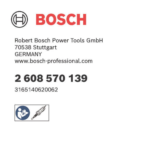 BOSCH Spannzange ohne Spannmutter, 1/8-Zoll, für Bosch-Geradschleifer