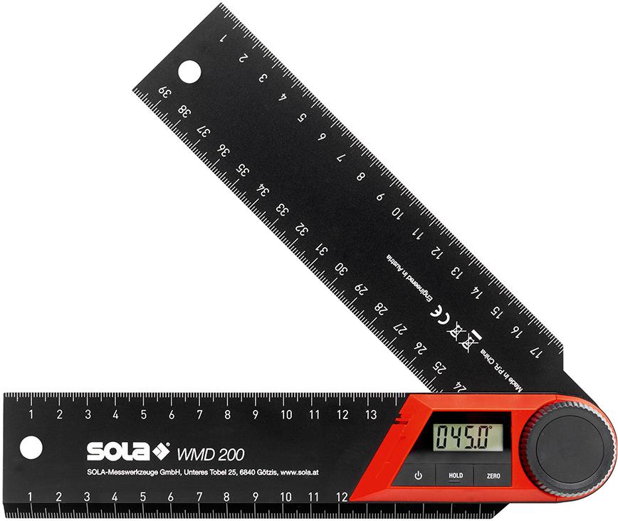 SOLA Winkelmesser WMD 200mm Digital