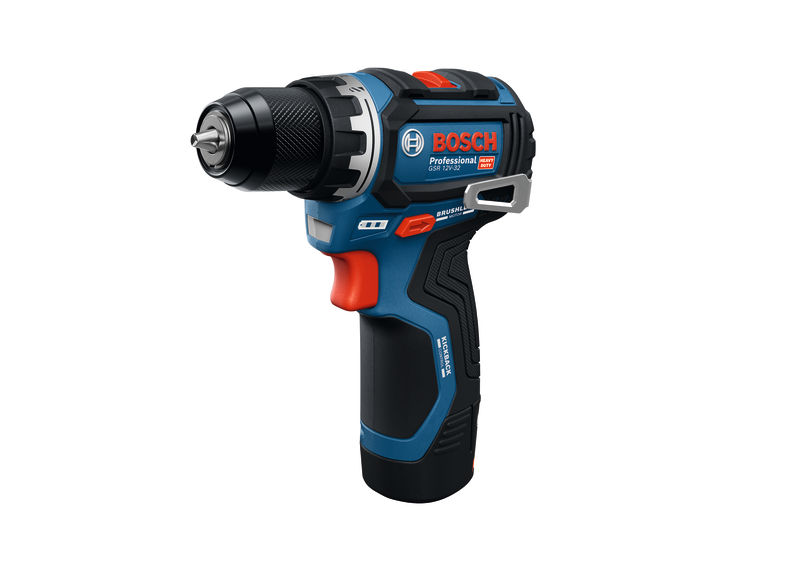 BOSCH Akku-Bohrschrauber GSR 12V-32, 2 x Akku GBA 12V 2.0Ah in L-BOXX