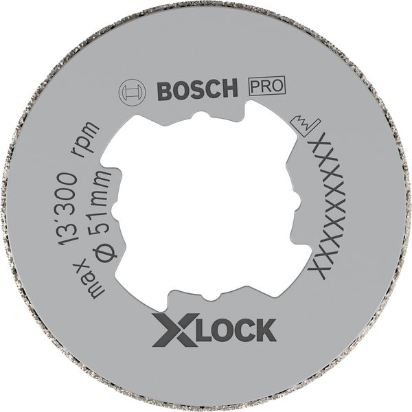 BOSCH PRO Ceramic dry Trockenbohrkrone, 51 x 35 mm, X-Lock