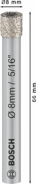 BOSCH PRO Ceramic dry Bohrer, 8 x 66 mm