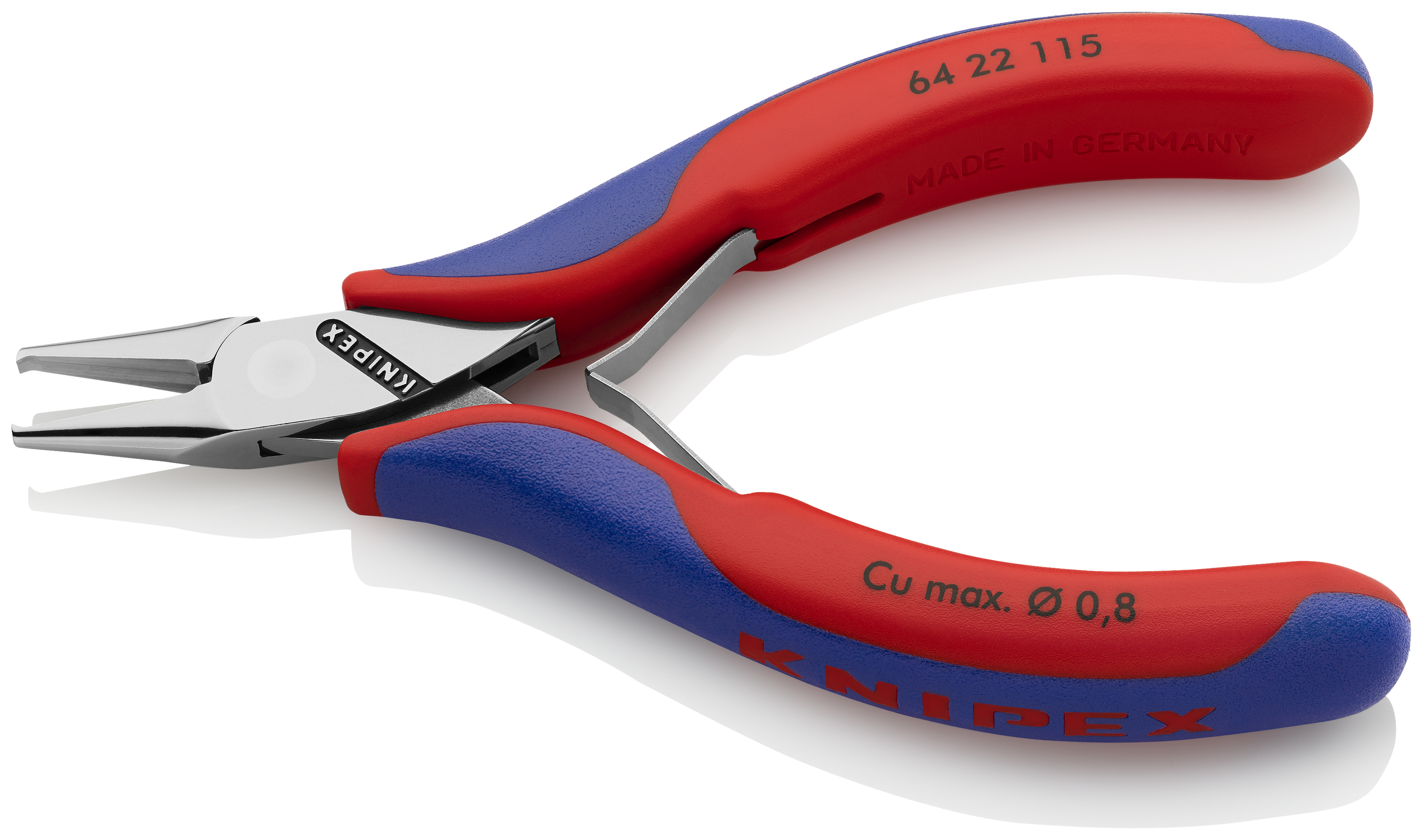 KNIPEX KNIPEX 64 22 115 Elektronik-Vornschneider 115 mm mit Mehrkomponenten-Hüllen spiegelpoliert KNIPEX KNIPEX 64 22 115 Elektronik-Vornschneider 115 mm mit Mehrkomponenten-Hüllen spiegelpoliert