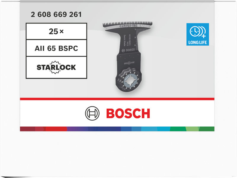 BOSCH AII 65 BSPC Holz Tauchsägeblatt, Starlock, 65 x 40 mm