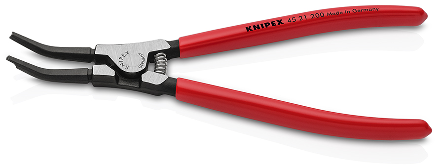 KNIPEX KNIPEX 45 21 200 Montagezange für Sprengringe auf Wellen 220 mm schwarz atramentiert mit Kunststoff überzogen KNIPEX KNIPEX 45 21 200 Montagezange für Sprengringe auf Wellen 220 mm schwarz atramentiert mit Kunststoff überzogen