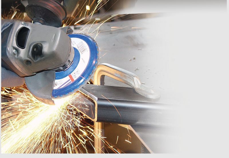 BOSCH Fächerschleifscheibe X551 Expert for Metal, gewinkelt, 125 mm, 120, Glasgewebe