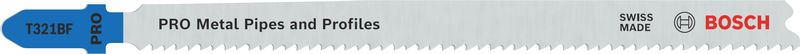 BOSCH PRO Metal Pipes and Profiles T321BF Stichsägeblatt, 132 mm, 25-tlg.