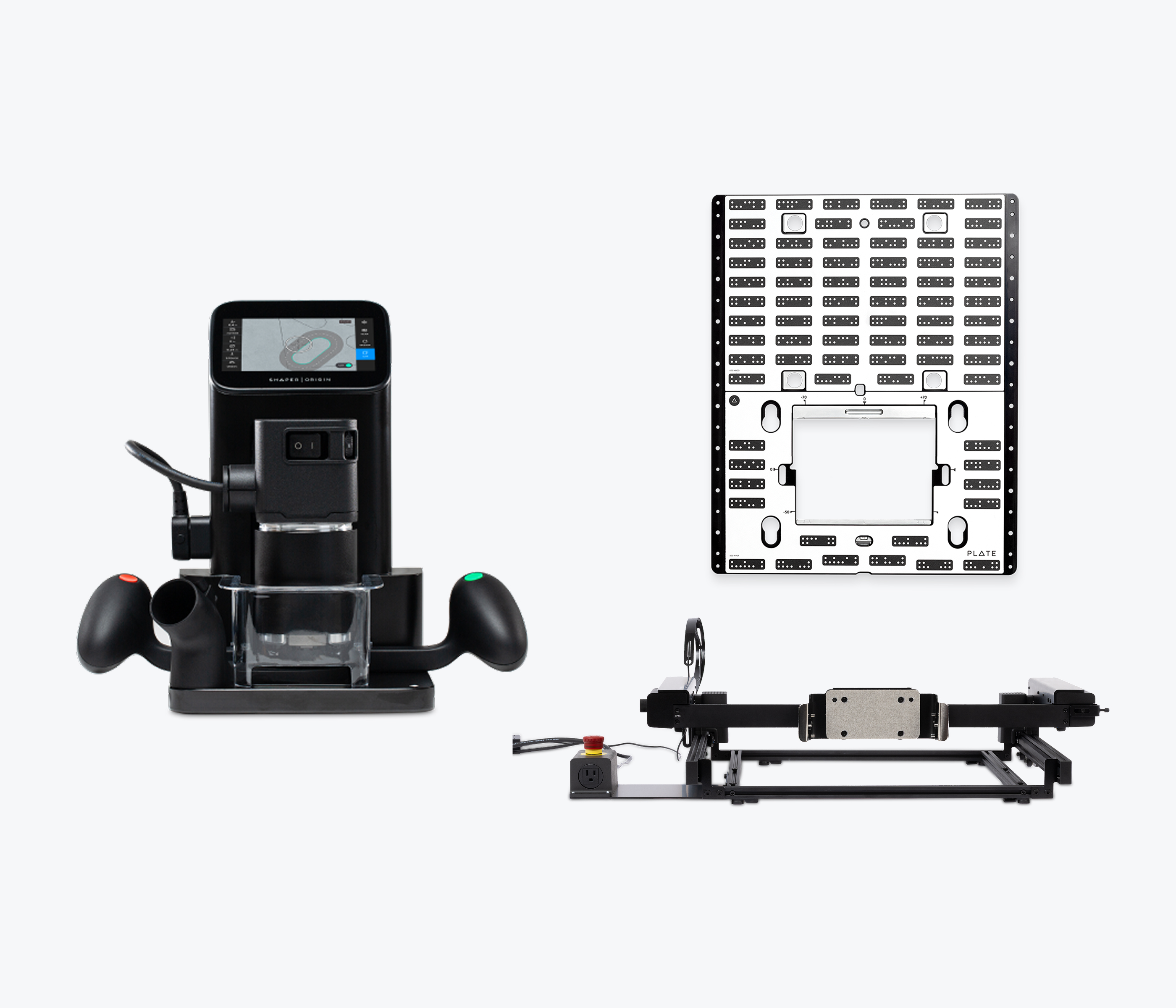 SHAPER Origin + Plate + BenchPilot SHAPER Origin + Plate + BenchPilot