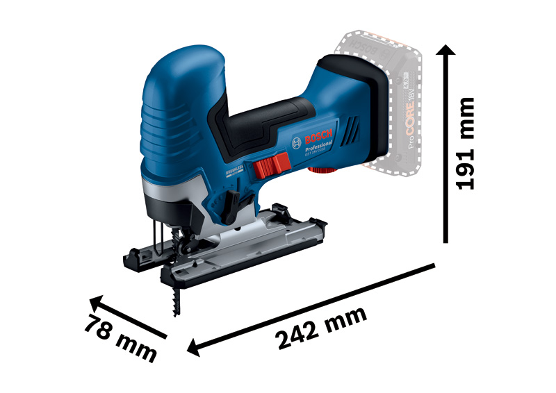 BOSCH Akku-Stichsäge GST 18V-125 S