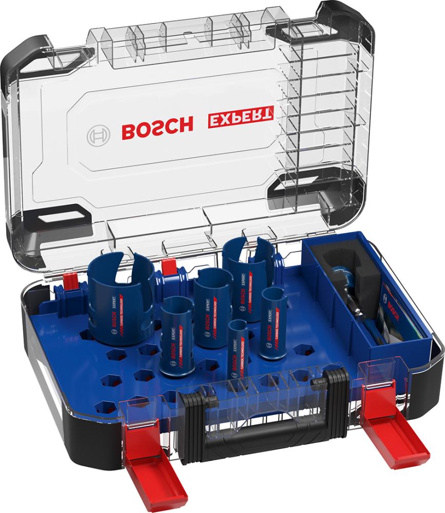 BOSCH EXPERT Construction Material Lochsäge-Set 20/25/32/38/51/64 mm, 10-tlg.