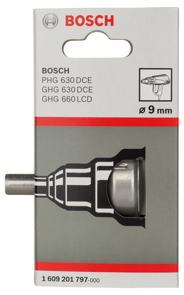 BOSCH Reduzierdüse für Bosch-Heißluftgebläse, 9 mm