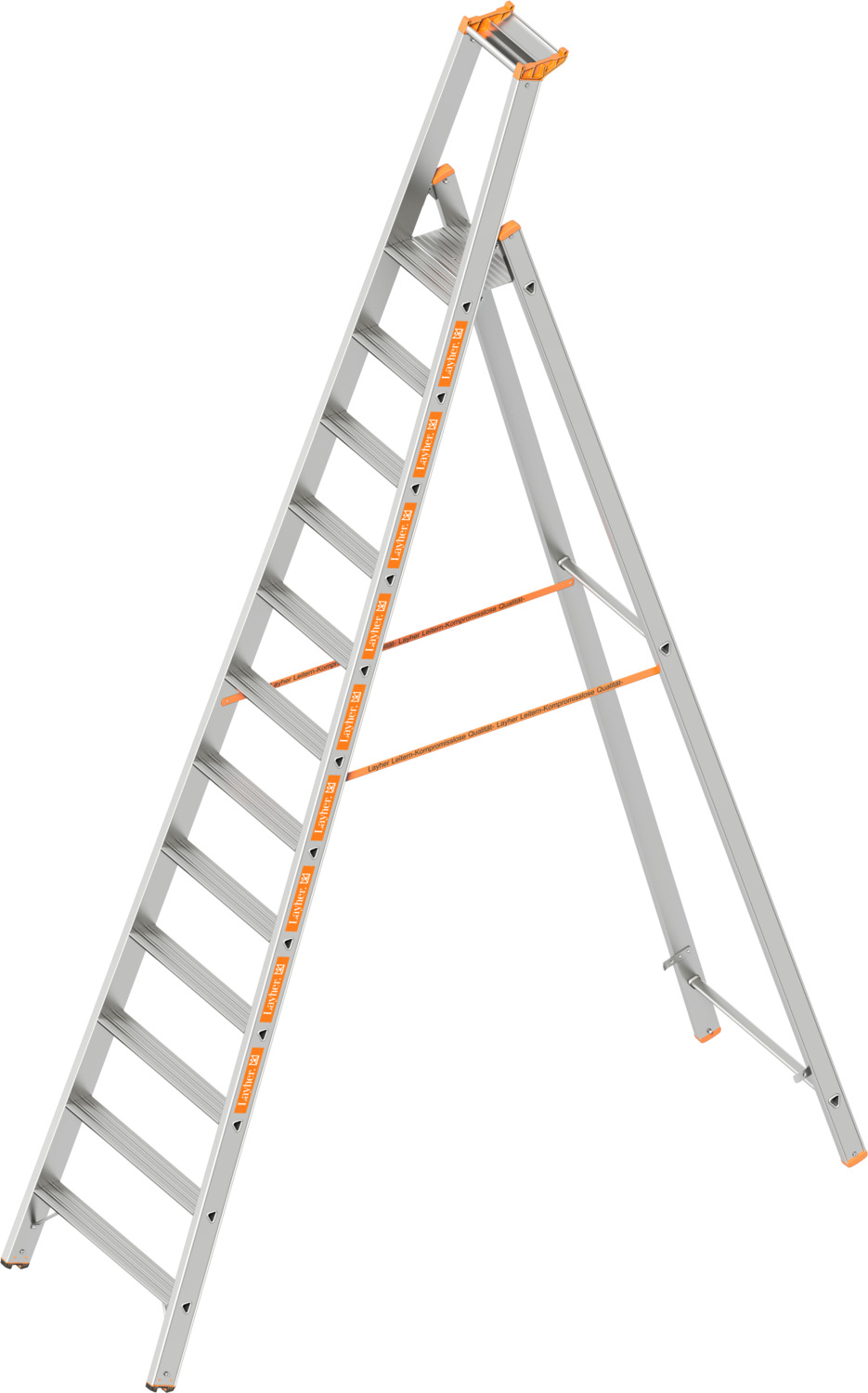 LAYHER Stufenstehleiter einseitig begehbar TOPIC 1064