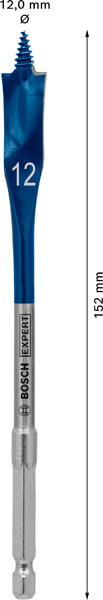 BOSCH EXPERT Self Cut Speed Flachfräsbohrer, 12x152mm