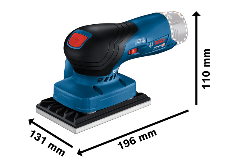 BOSCH Akku-Schwingschleifer GSS 12V-13 Professional