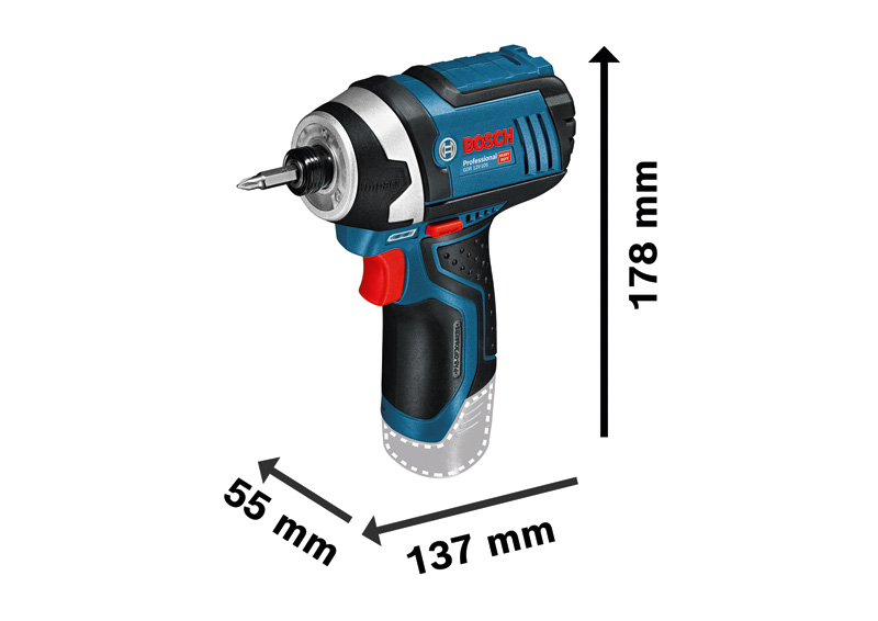 BOSCH Akku-Drehschlagschrauber GDR 12V-105 in L-BOXX BOSCH Akku-Drehschlagschrauber GDR 12V-105 in L-BOXX